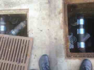 Ejector pump installation in Fairhope, AL.